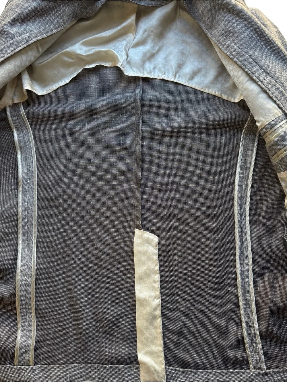 Corneliani ID Blazer Mens 42R Wool Linen Silk Sport Coat Detachable Vest Italy